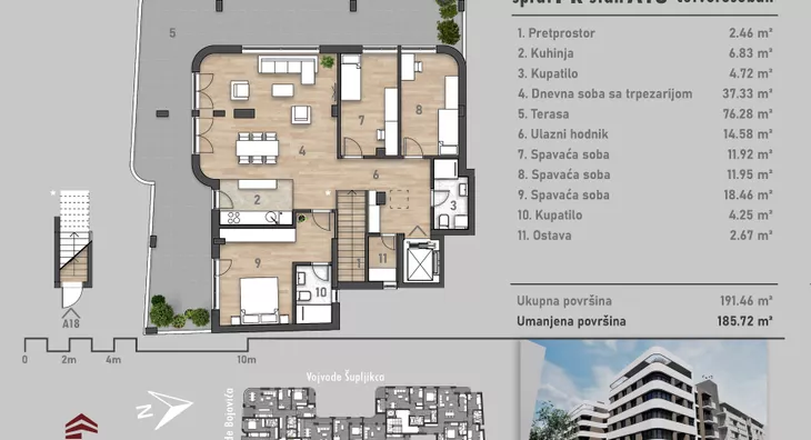 Četvorosoban | 4zida