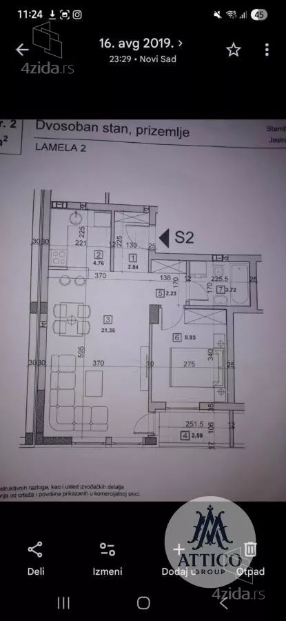 Dvosoban stan | 4zida