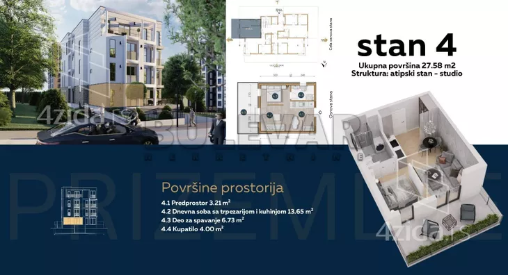 Četvorosoban stan | 4zida