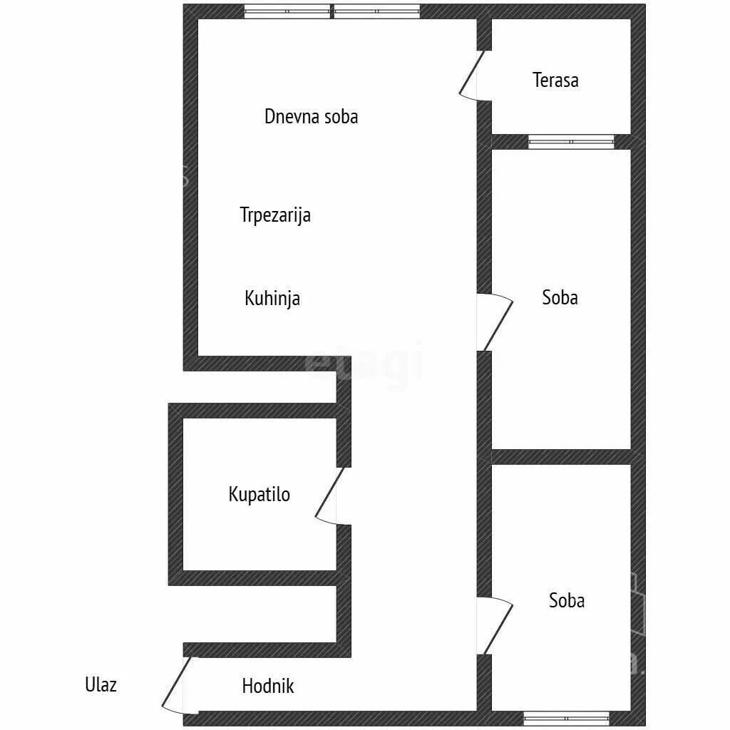 Dvosoban stan | 4zida