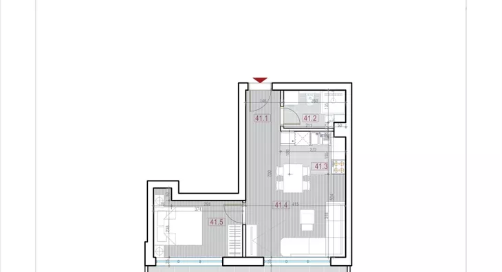 Jednoiposoban stan | 4zida