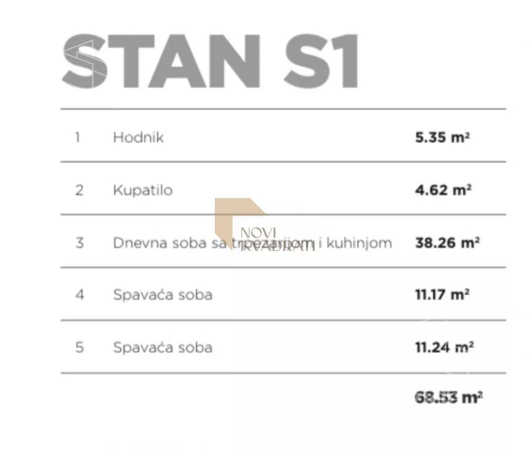 Trosoban stan | 4zida