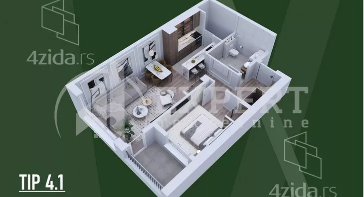 Dvosoban stan | 4zida