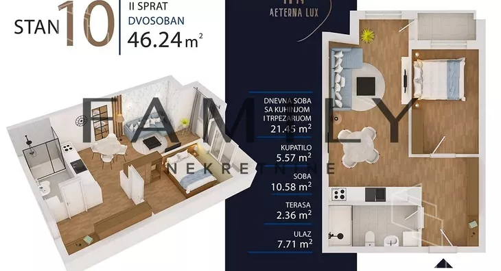 Dvosoban stan | 4zida