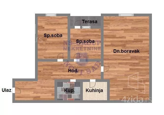 Trosoban stan | 4zida