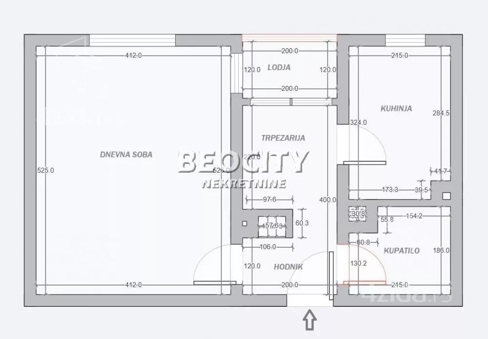 Jednosoban stan | 4zida