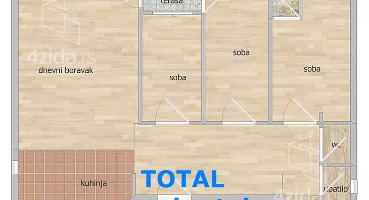 Troiposoban stan | 4zida