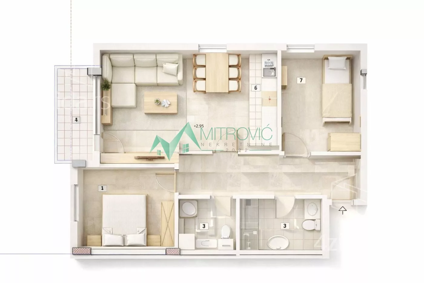 Dvoiposoban stan | 4zida