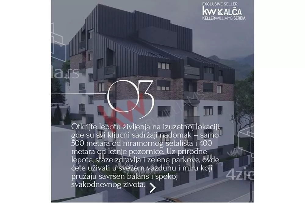 Jednosoban stan | 4zida