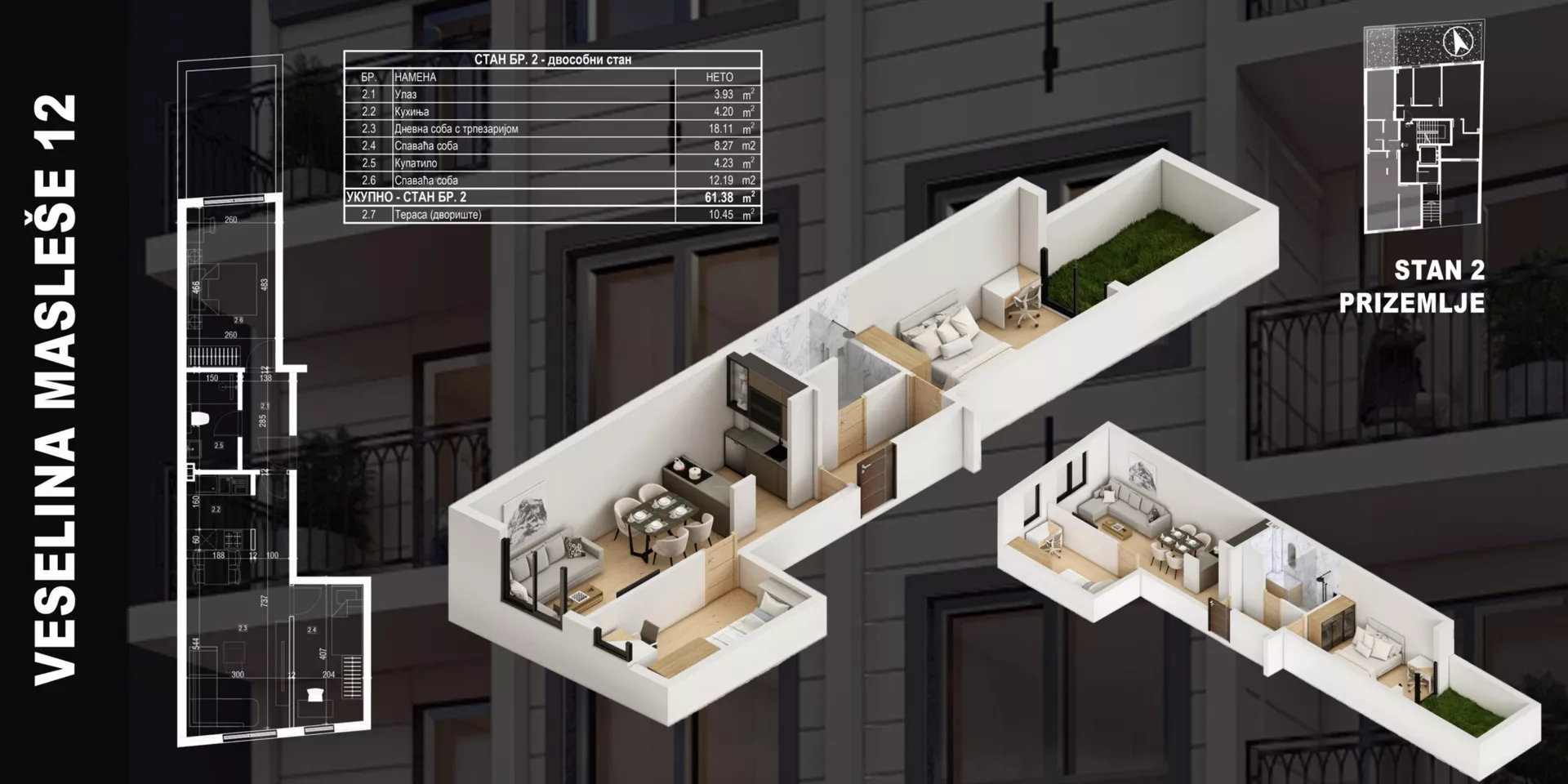 Dvoiposoban stan | 4zida