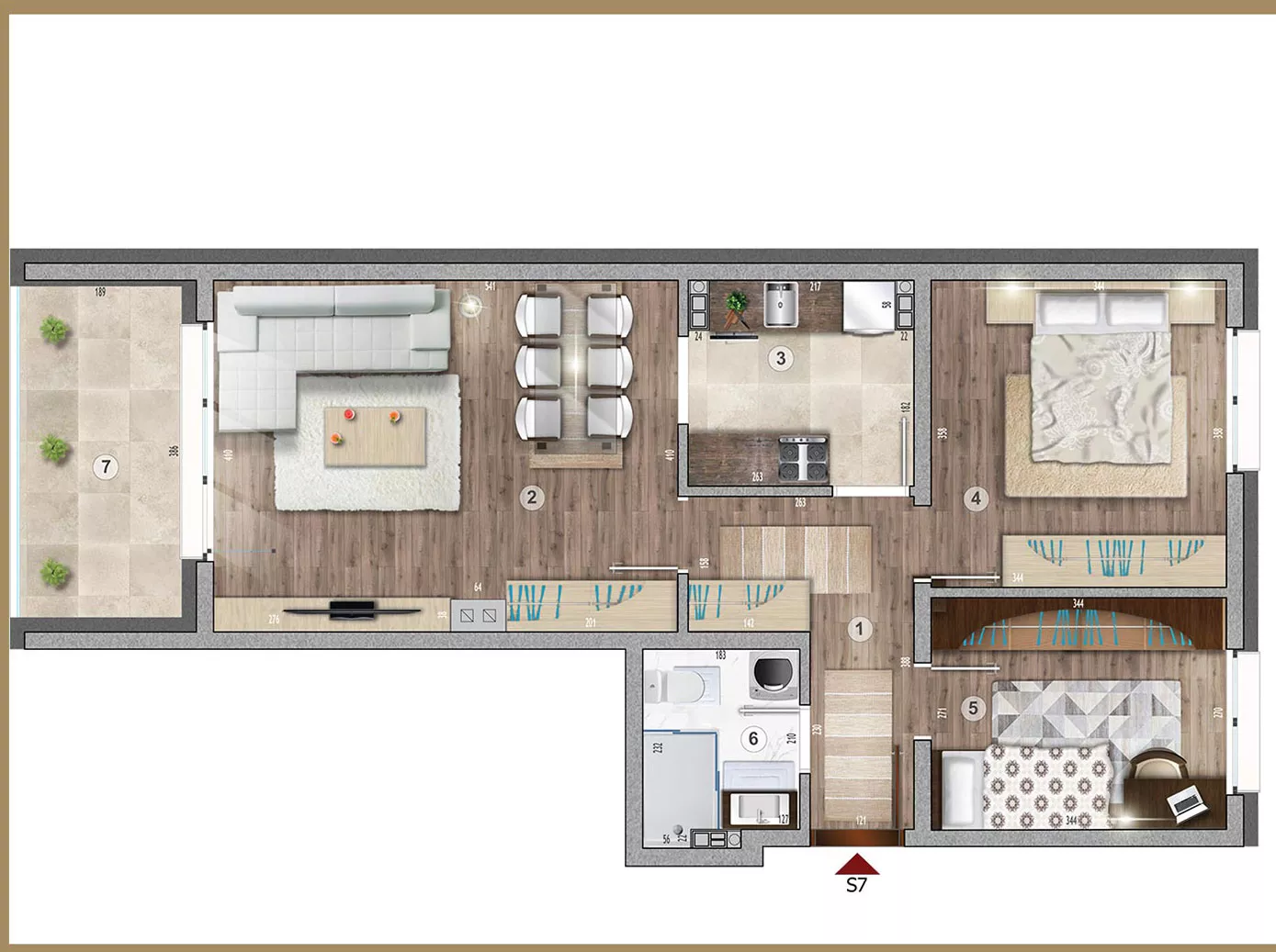 Dvosoban stan | 4zida