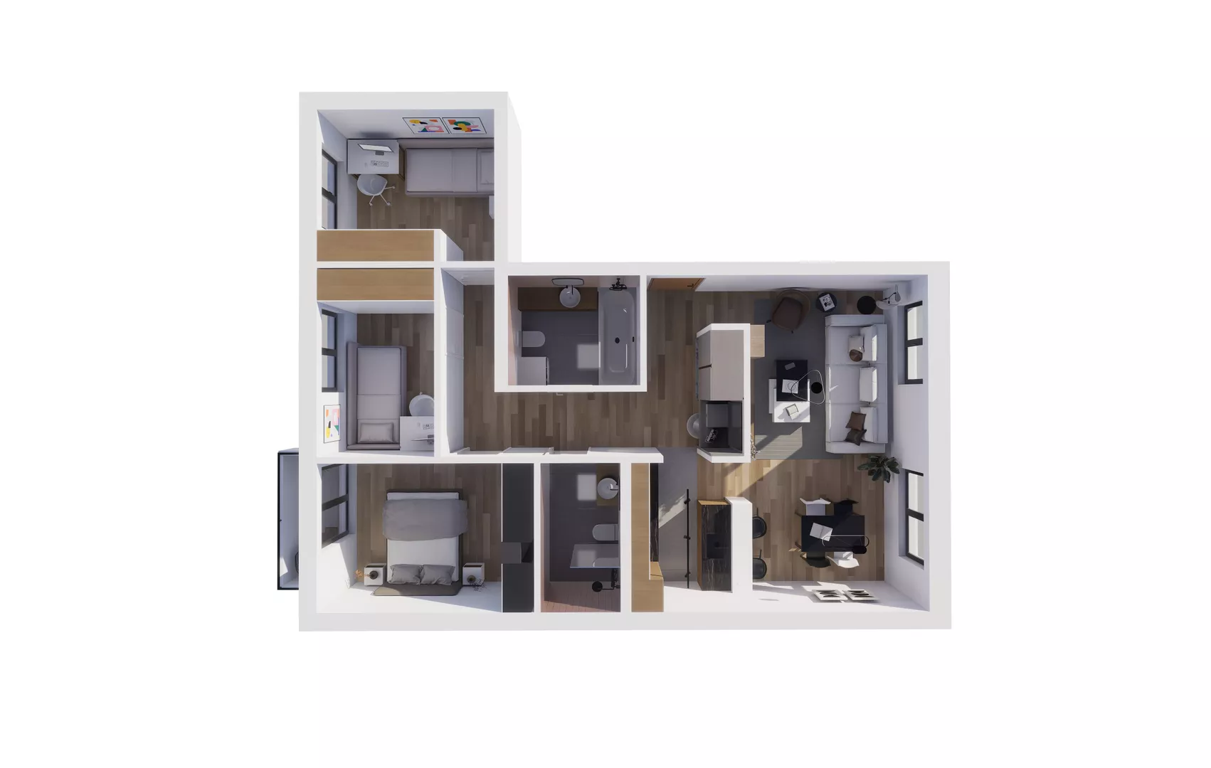 Četvorosoban | 4zida