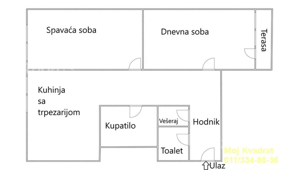 Dvosoban stan | 4zida
