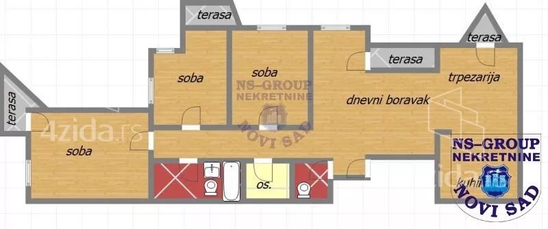 Troiposoban stan | 4zida