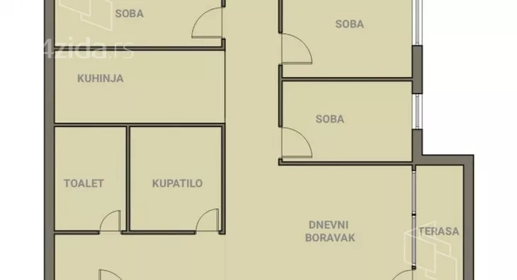 Troiposoban stan | 4zida