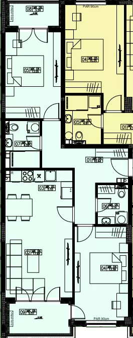 Trosoban stan | 4zida