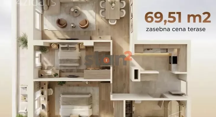 Dvoiposoban stan | 4zida