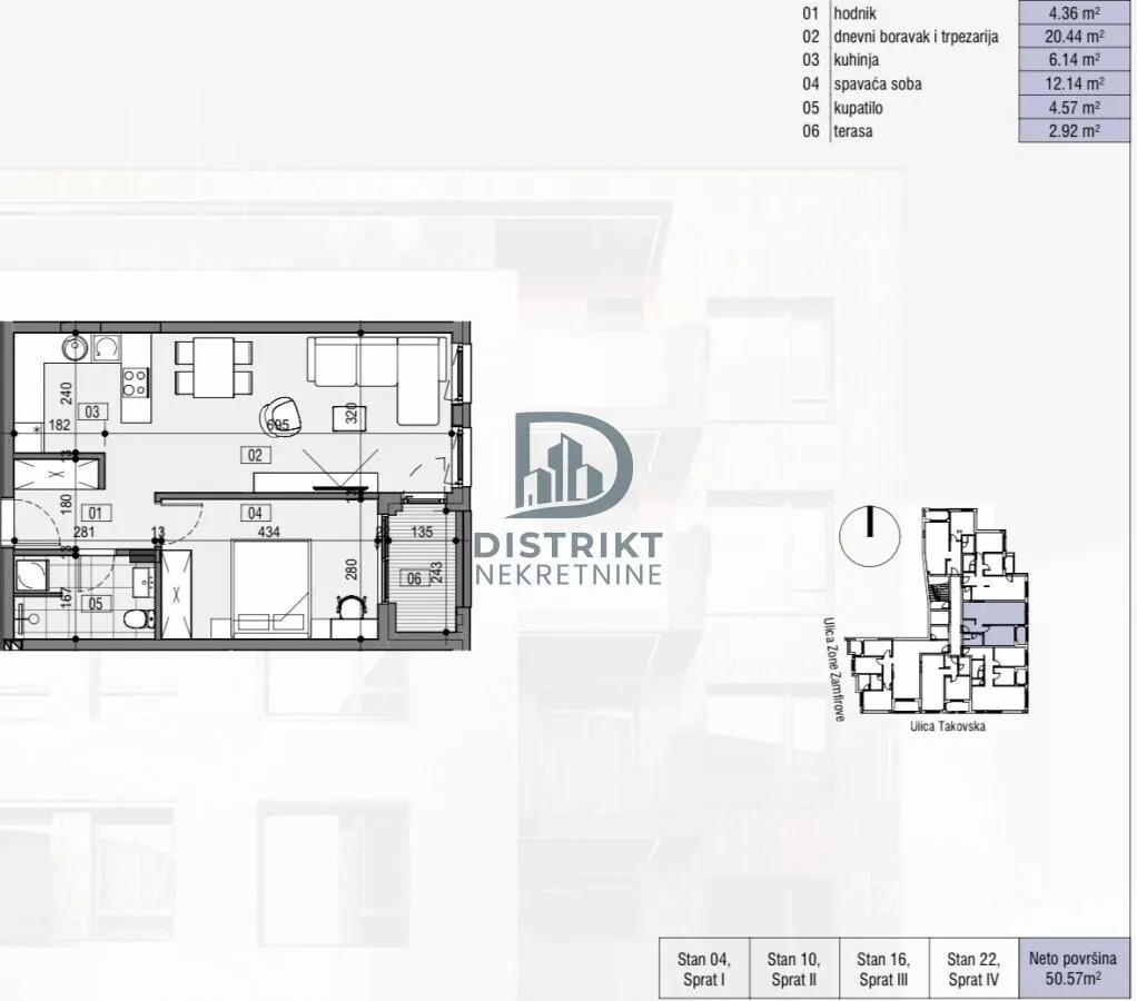 Dvosoban stan | 4zida