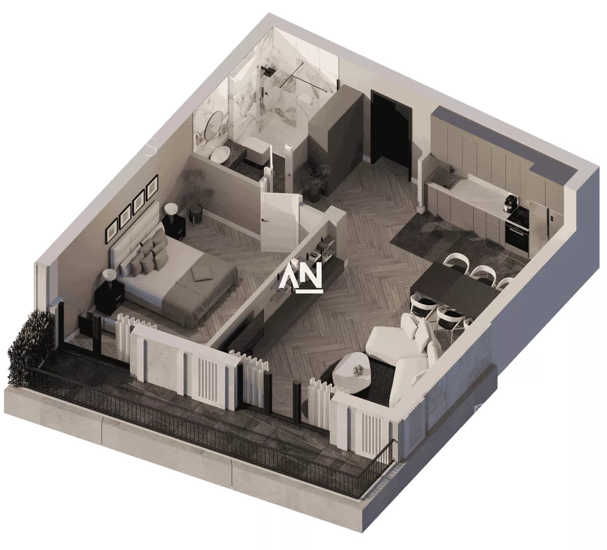 Dvosoban stan | 4zida