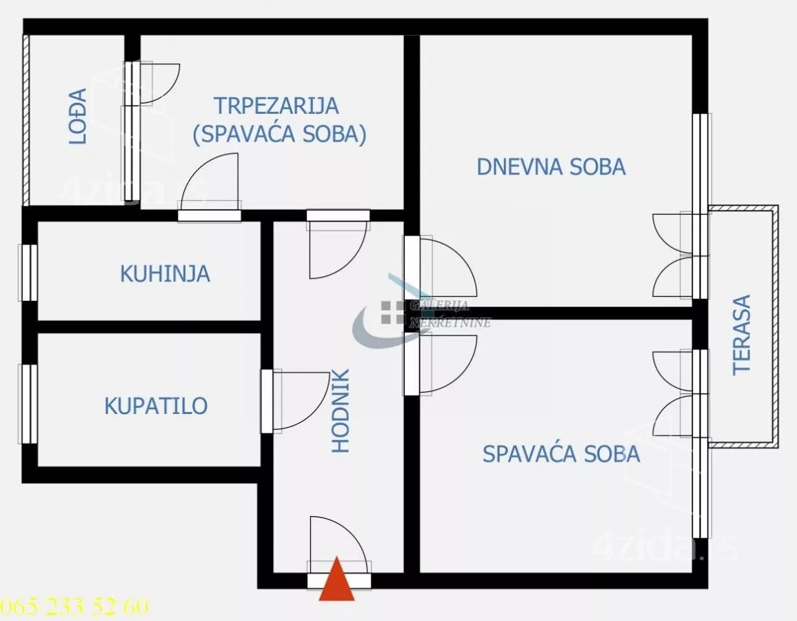 Dvosoban stan | 4zida