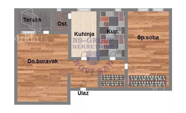 Dvosoban stan | 4zida