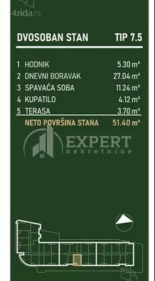 Dvosoban stan | 4zida