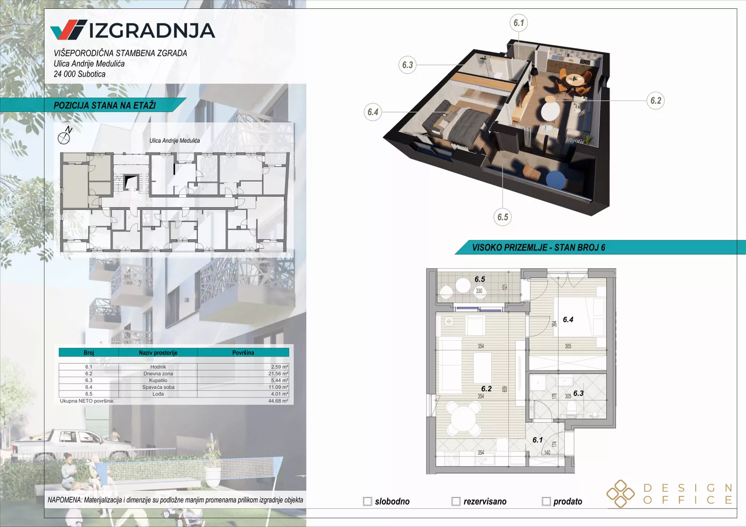 Dvosoban stan | 4zida