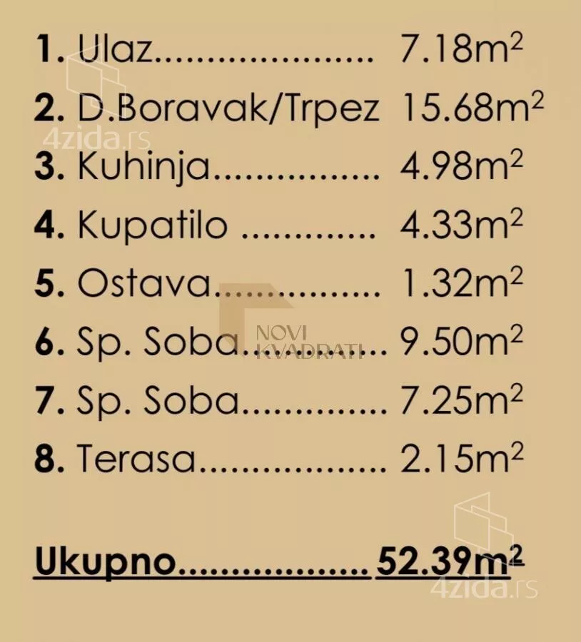 Trosoban stan | 4zida