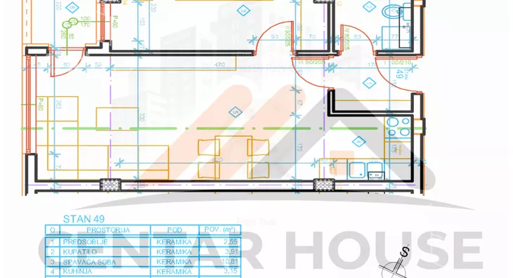 Jednoiposoban stan | 4zida