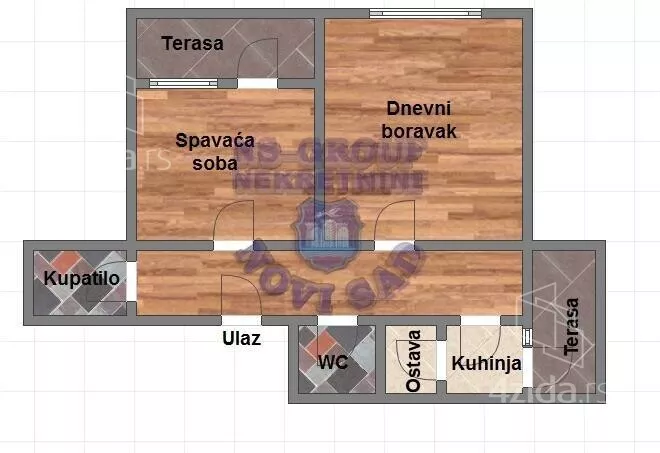 Dvosoban stan | 4zida