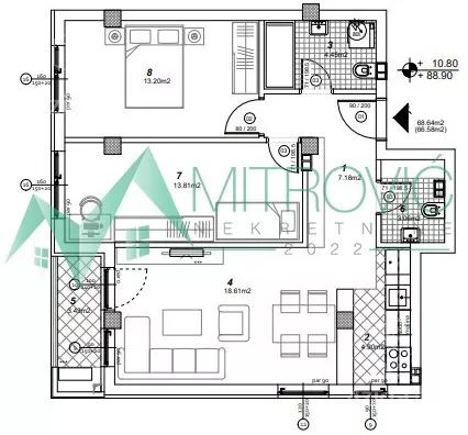 Trosoban stan | 4zida