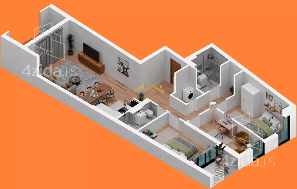 Četvorosoban stan | 4zida