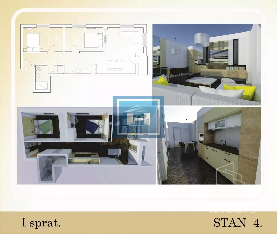 Dvoiposoban stan | 4zida