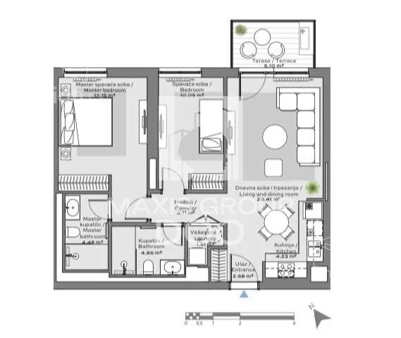 Trosoban stan | 4zida