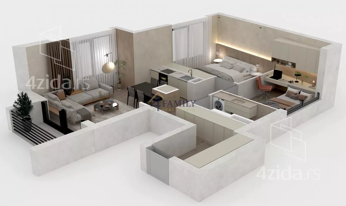 Trosoban stan | 4zida