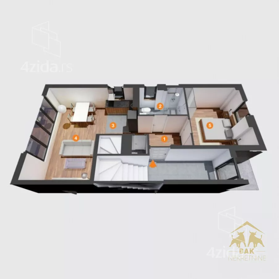 Dvosoban stan | 4zida