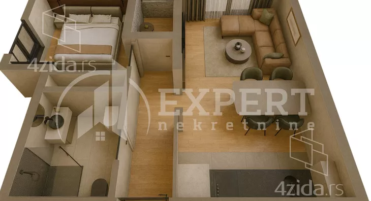 Jednoiposoban stan | 4zida