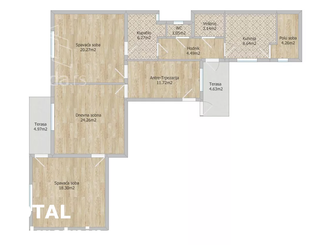 Troiposoban stan | 4zida