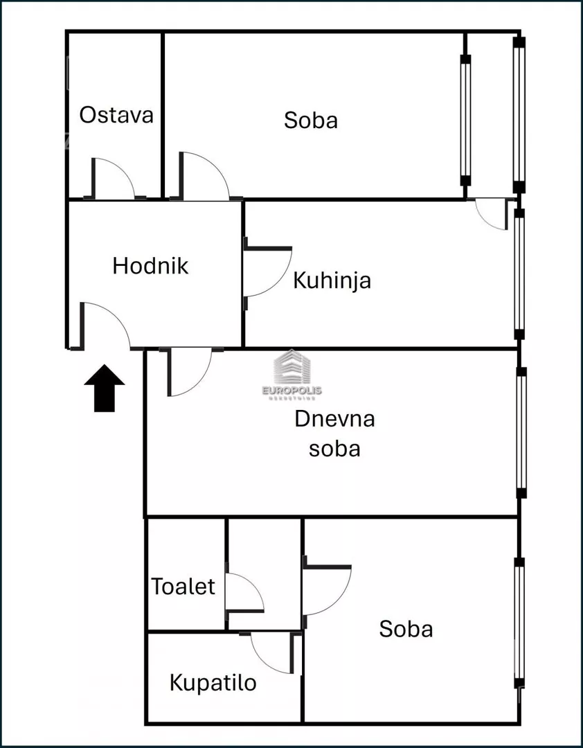 Trosoban stan | 4zida