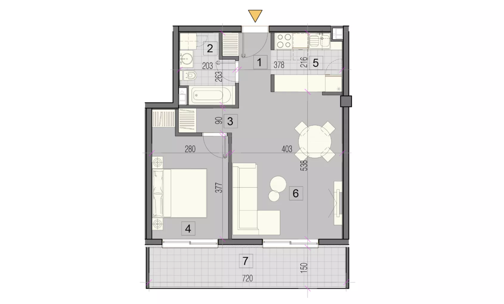Dvosoban stan | 4zida