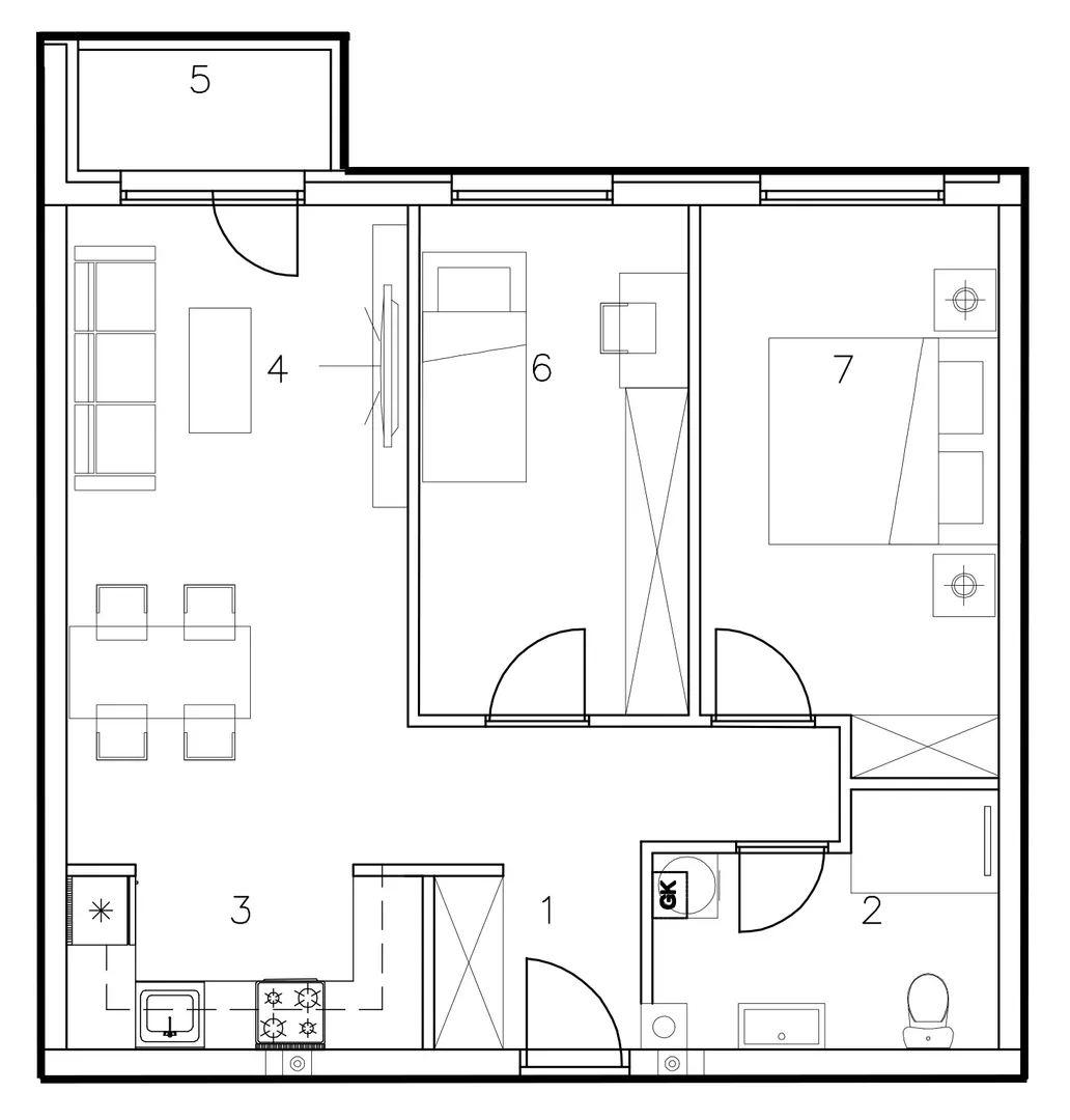 Dvoiposoban stan | 4zida