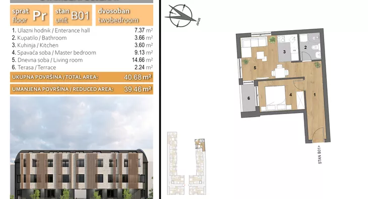 Dvosoban stan | 4zida