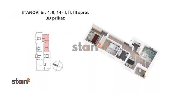 Dvoiposoban stan | 4zida