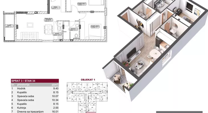 Dvoiposoban stan | 4zida