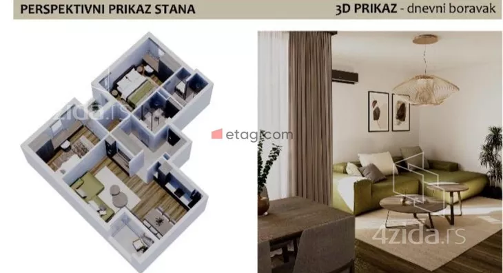 Trosoban stan | 4zida