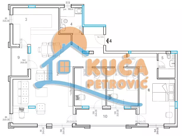 Četvorosoban stan | 4zida