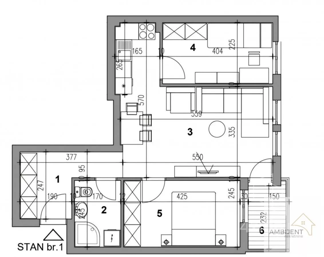 Dvoiposoban stan | 4zida