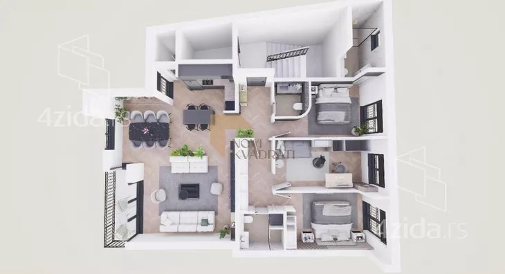 Četvorosoban stan | 4zida