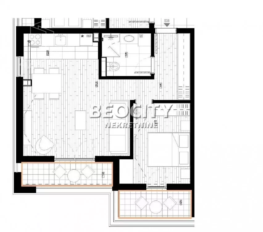 Jednoiposoban stan | 4zida