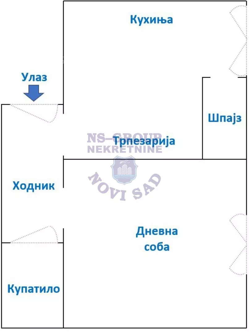 Jednosoban stan | 4zida